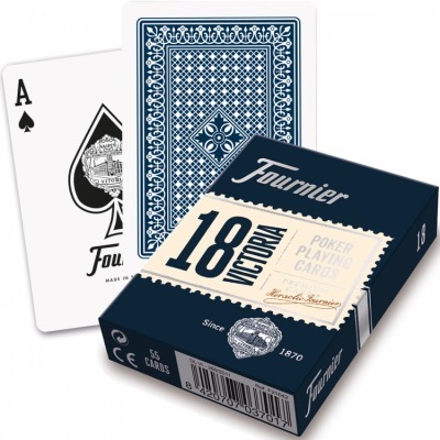 Карты "Fournier no 18 (2 standard index) blue" (64672)