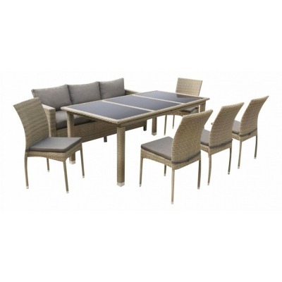 Набор уличный T365/S65/Y380B-W65 8PCS Light Brown 8Pcs AFN_T365-S65-Y380B-W65_8PCS_Light_Brown_8Pcs
