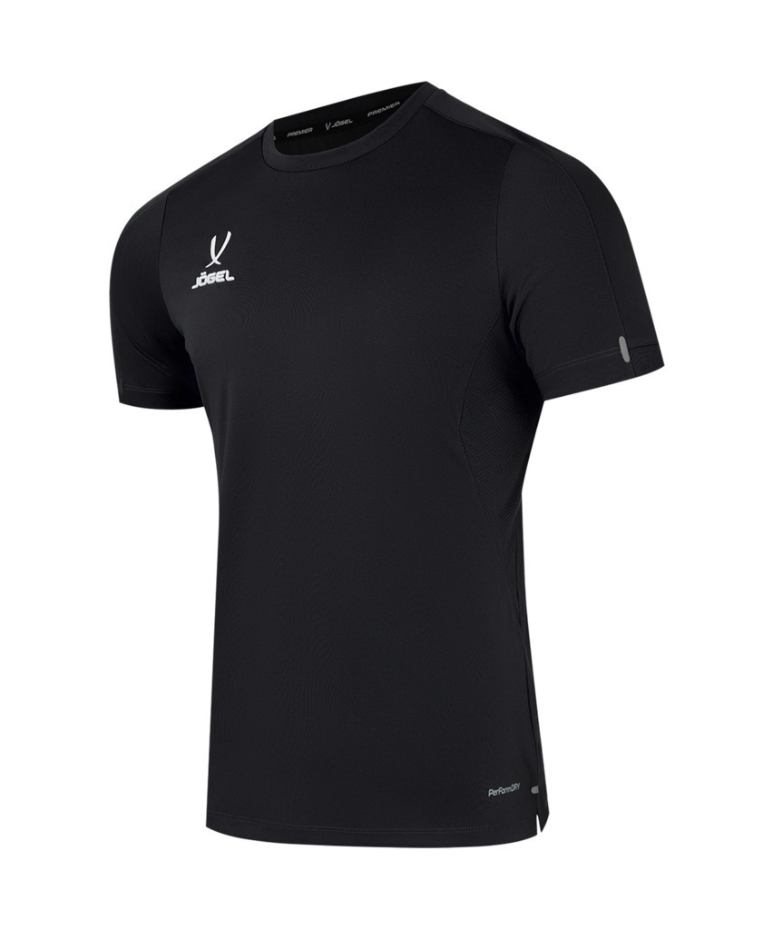 Фото Футболка тренировочная JOGEL PREMIER PerFormDRY Training Poly Tee, черный (2122898) - интернет-магазин МегаТерем в Москве