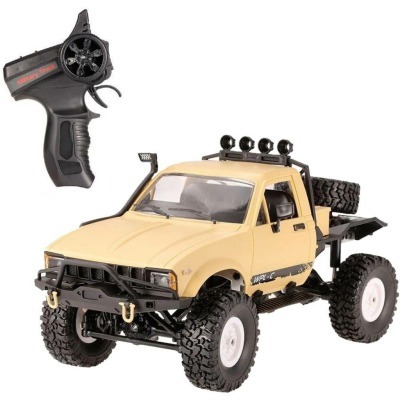 Радиоуправляемая машина WPL пикап Hilux (желтый) 4WD 2.4G 1:16 RTR (WPLC-14-YELLOW)