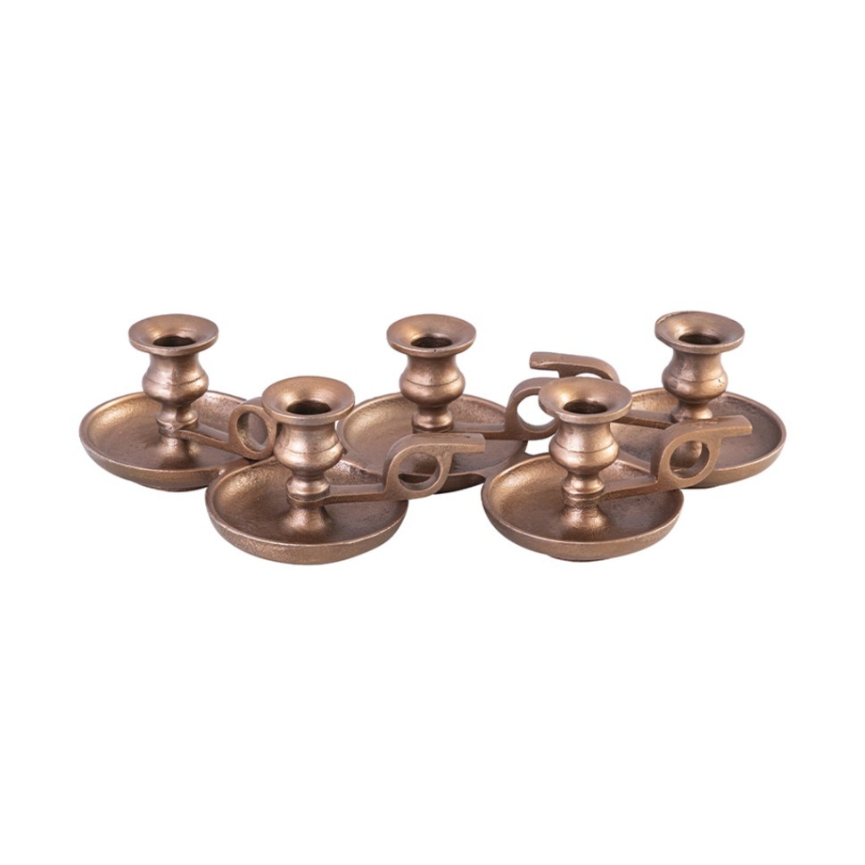 Фото Подсвечник 10995-48/C, металл, copper antique, ROOMERS FURNITURE - интернет-магазин МегаТерем в Москве