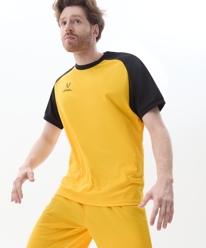Фото Футболка игровая JOGEL CAMP Reglan Jersey, желтый (2120673) - интернет-магазин МегаТерем в Москве