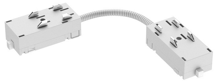 Фото Соединитель линейный для треков Denkirs Smart TR2103-WH DK_TR2103-WH - интернет-магазин МегаТерем в Москве