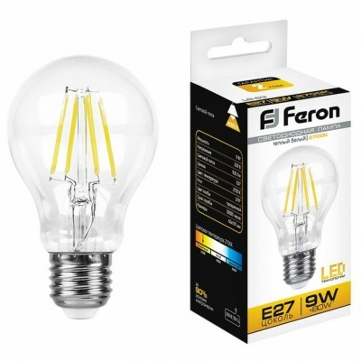Лампа светодиодная Feron LB-63 E27 9Вт 2700K 25631 FE_25631