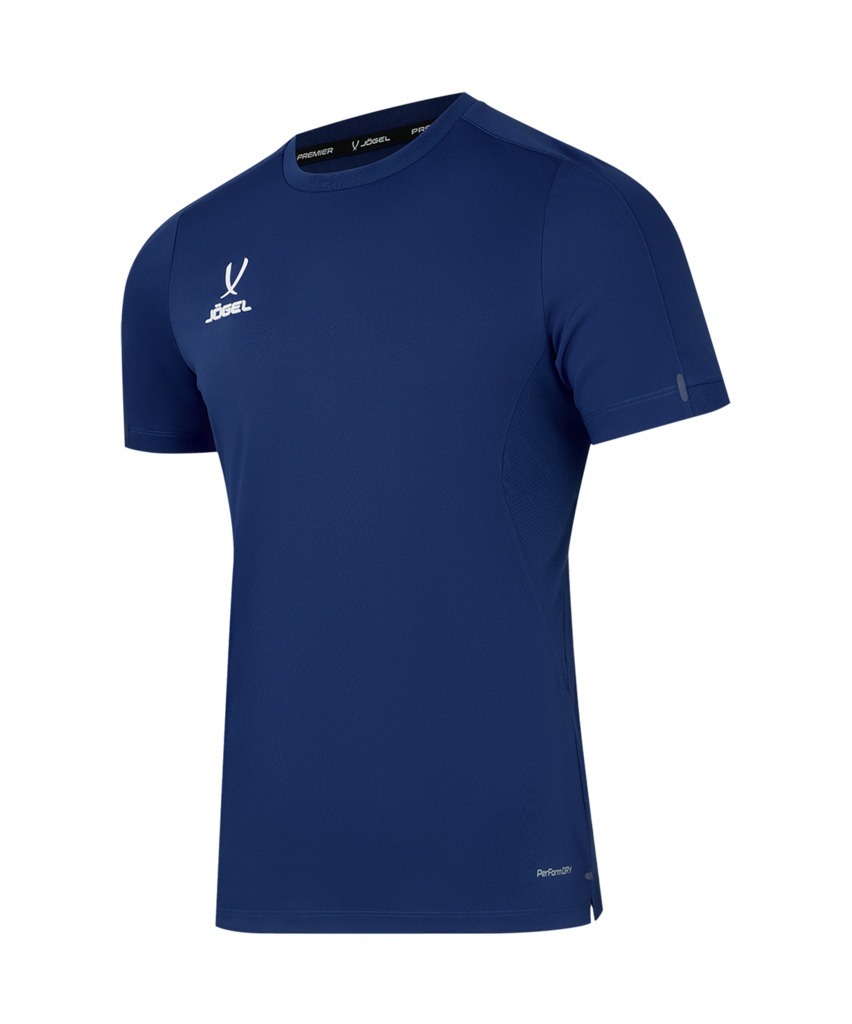 Фото Футболка тренировочная JOGEL PREMIER PerFormDRY Training Poly Tee, темно-синий (2122378) - интернет-магазин МегаТерем в Москве