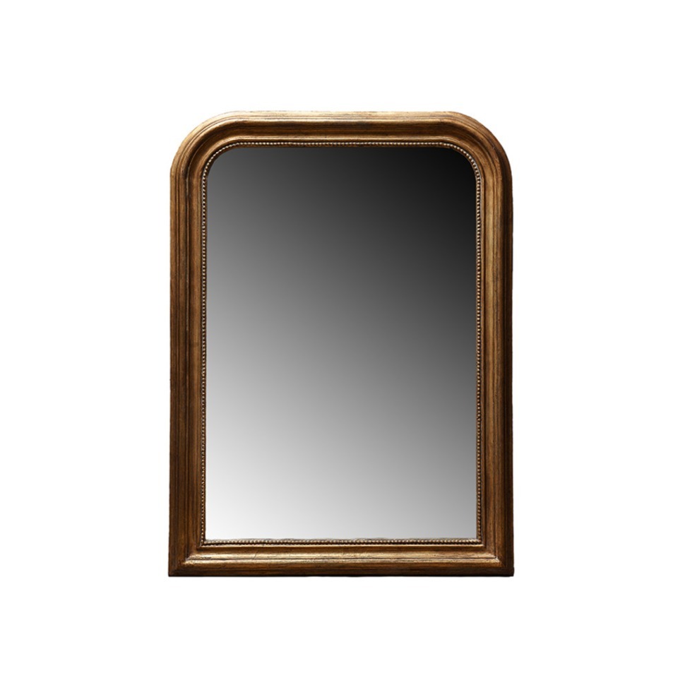 Фото Зеркало MirrorMR10, Массив дерева, brass/brown, ROOMERS FURNITURE - интернет-магазин МегаТерем в Москве