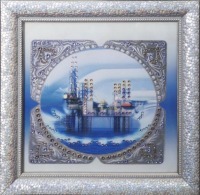 Картина Нефть 3 с кристаллами Swarovski (1890)
