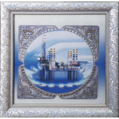 Картина Нефть 3 с кристаллами Swarovski (1890)