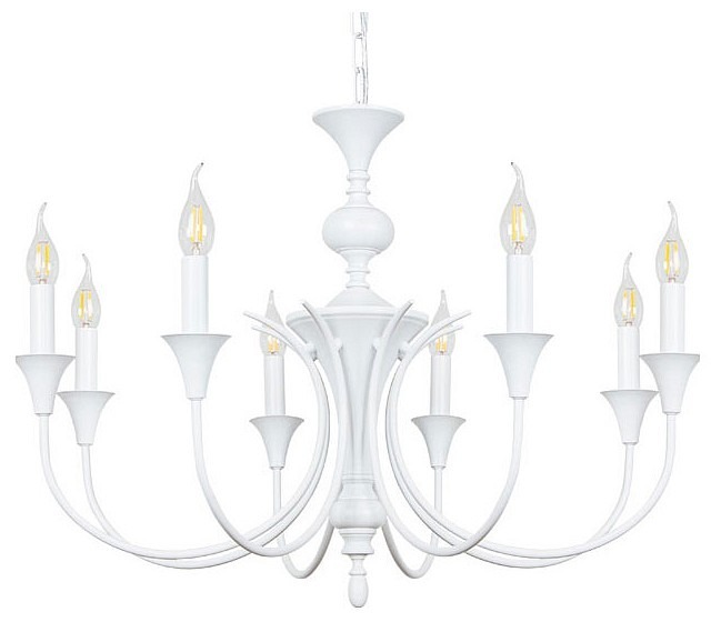 Фото Подвесная люстра Arte Lamp Collinetta A4094LM-8WH AR_A4094LM-8WH - интернет-магазин МегаТерем в Москве