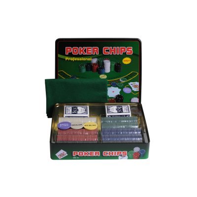 Набор для покера Holdem Light на 500 фишек с номиналом (31362)