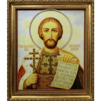 Икона Святой Александр с кр...