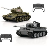 Радиоуправляемый танковый бой Torro Tiger I и T-34/85 1:30 (15101-CA)