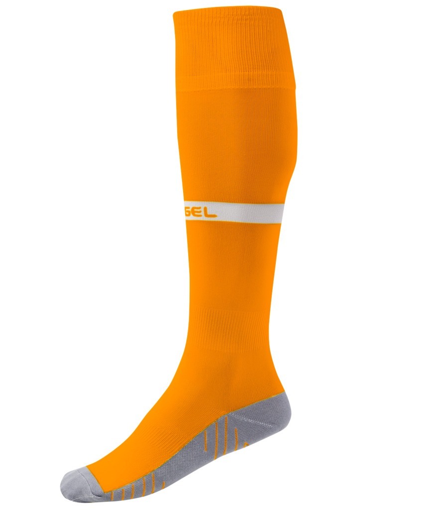 Фото Гетры футбольные JOGEL CAMP ADVANCED SOCKS, оранжевый/белый (2077021) - интернет-магазин МегаТерем в Москве