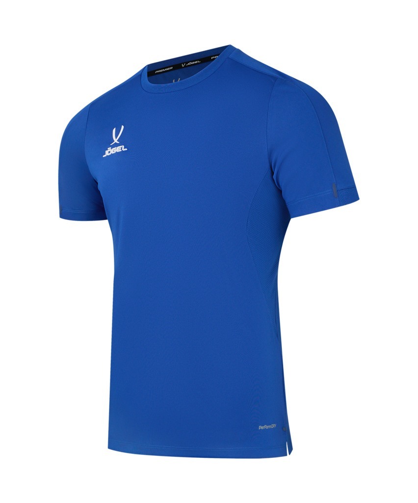 Фото Футболка тренировочная JOGEL PREMIER PerFormDRY Training Poly Tee, синий (2122408) - интернет-магазин МегаТерем в Москве