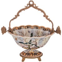 Конфетница с ручкой 29,5*18 см высота= 32 см Lefard (469-359)