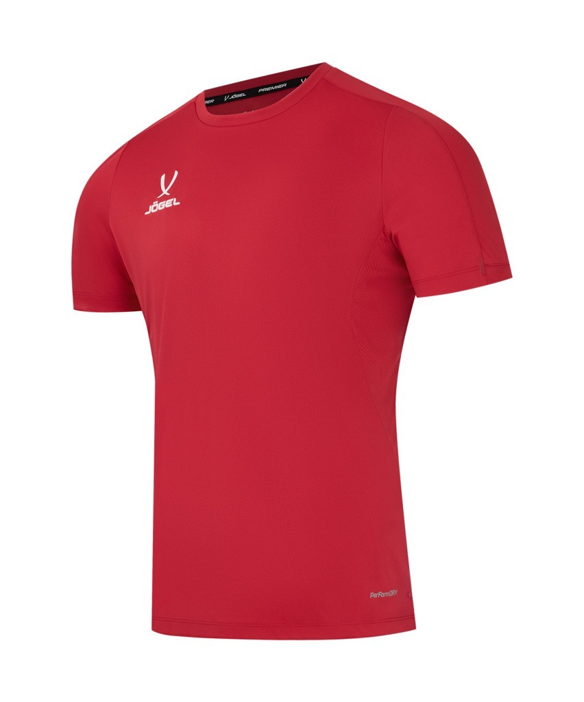 Фото Футболка тренировочная JOGEL PREMIER PerFormDRY Training Poly Tee, красный (2122422) - интернет-магазин МегаТерем в Москве