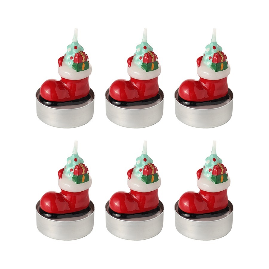 Фото Набор декоративных свечей festive stocking из коллекции new year essential, 6 шт. (79752) - интернет-магазин МегаТерем в Москве