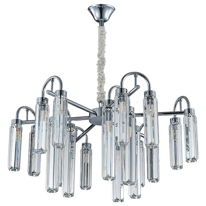 Фото Подвесная люстра Newport DIVA 4526+3/C chrome new NWP_M0070423 - интернет-магазин МегаТерем в Москве