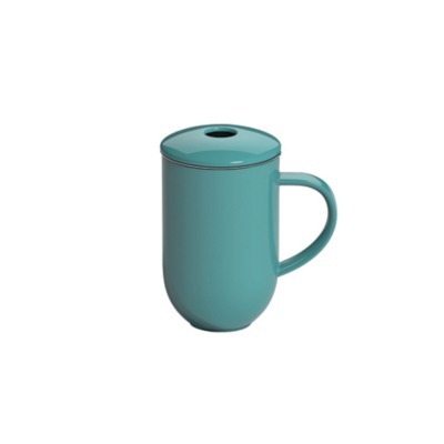 Кружка с ситечком C097-19ATE, фарфор, Teal, LOVERAMICS