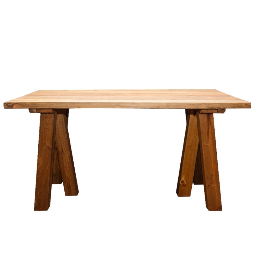 Фото Стол Анжела XQSS13-180, массив тикового дерева, Rustic 3/Natural, ROOMERS FURNITURE - интернет-магазин МегаТерем в Москве