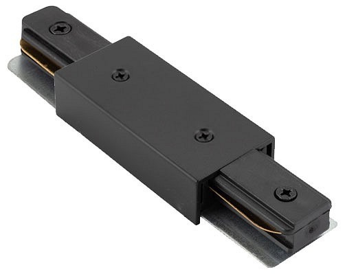 Фото Соединитель линейный для треков Denkirs DK Track Black TR1008-BK DK_TR1008-BK - интернет-магазин МегаТерем в Москве