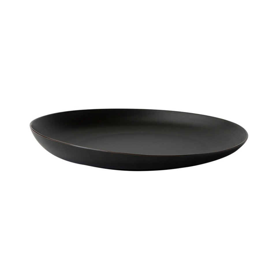 Фото Тарелка L9078-1270B, каменная керамика, Black, ROOMERS TABLEWARE - интернет-магазин МегаТерем в Москве