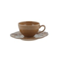 Кофейная пара MA227-MOC(MCS02-02005J)СНЯТО, керамика, Toffee, CASAFINA BY COSTA NOVA