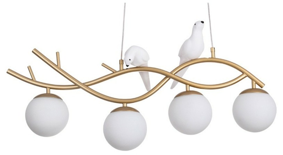 Фото Подвесной светильник Arte Lamp Eltanin A3422SP-4GO AR_A3422SP-4GO - интернет-магазин МегаТерем в Москве