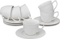 Кофейный набор lefard "диаманд" 12 пр. на 6 пер. 90 мл (359-326) 