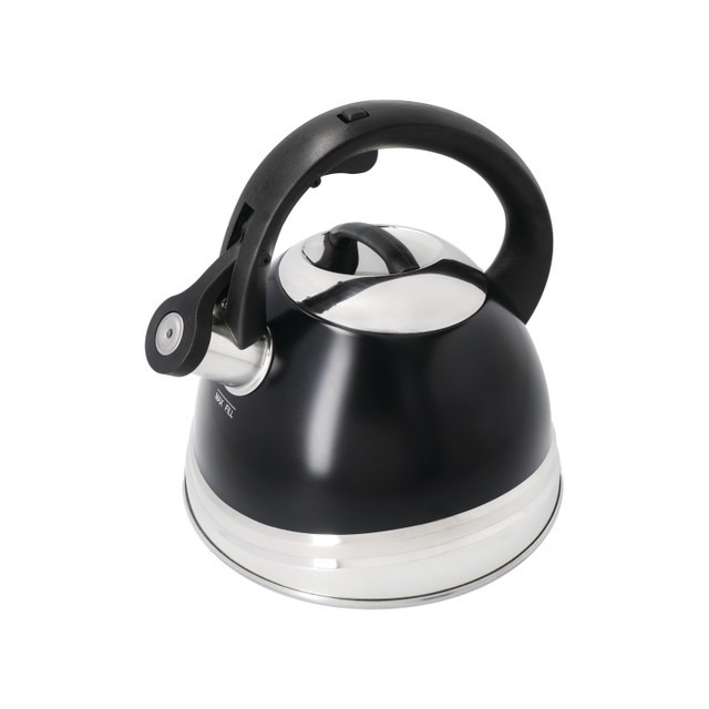 Фото Чайник из нержавеющей стали BLACK 2,4 л La Cafetiere LCSSKETBLK - интернет-магазин МегаТерем в Москве