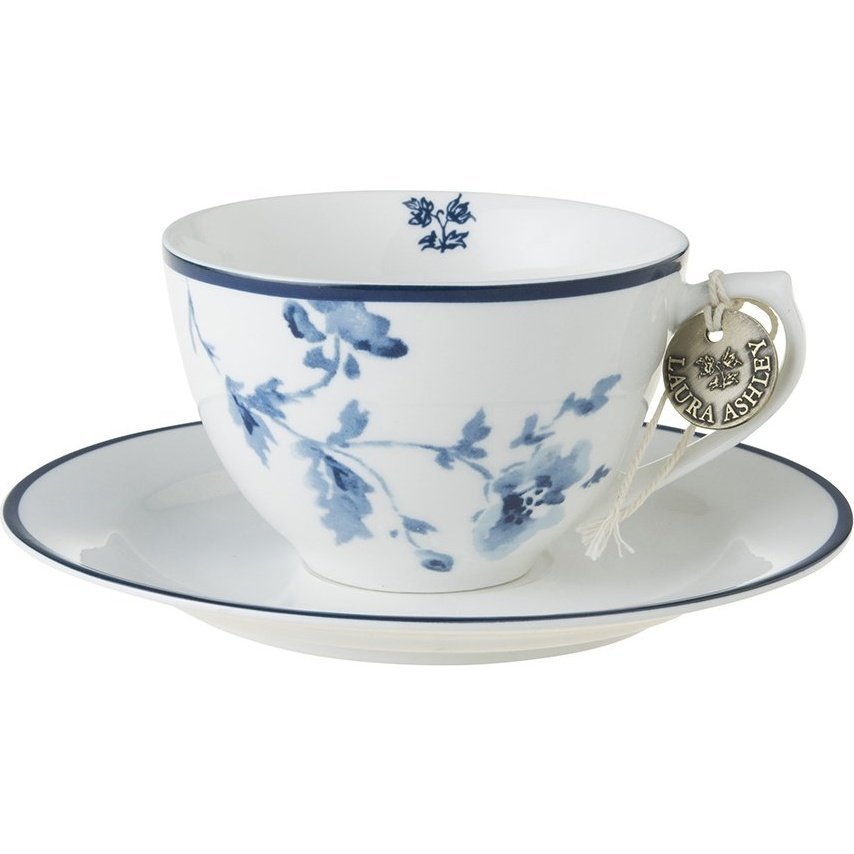 Фото Laura Ashley Кофейная пара капучино China Rose 178678 - интернет-магазин МегаТерем в Москве