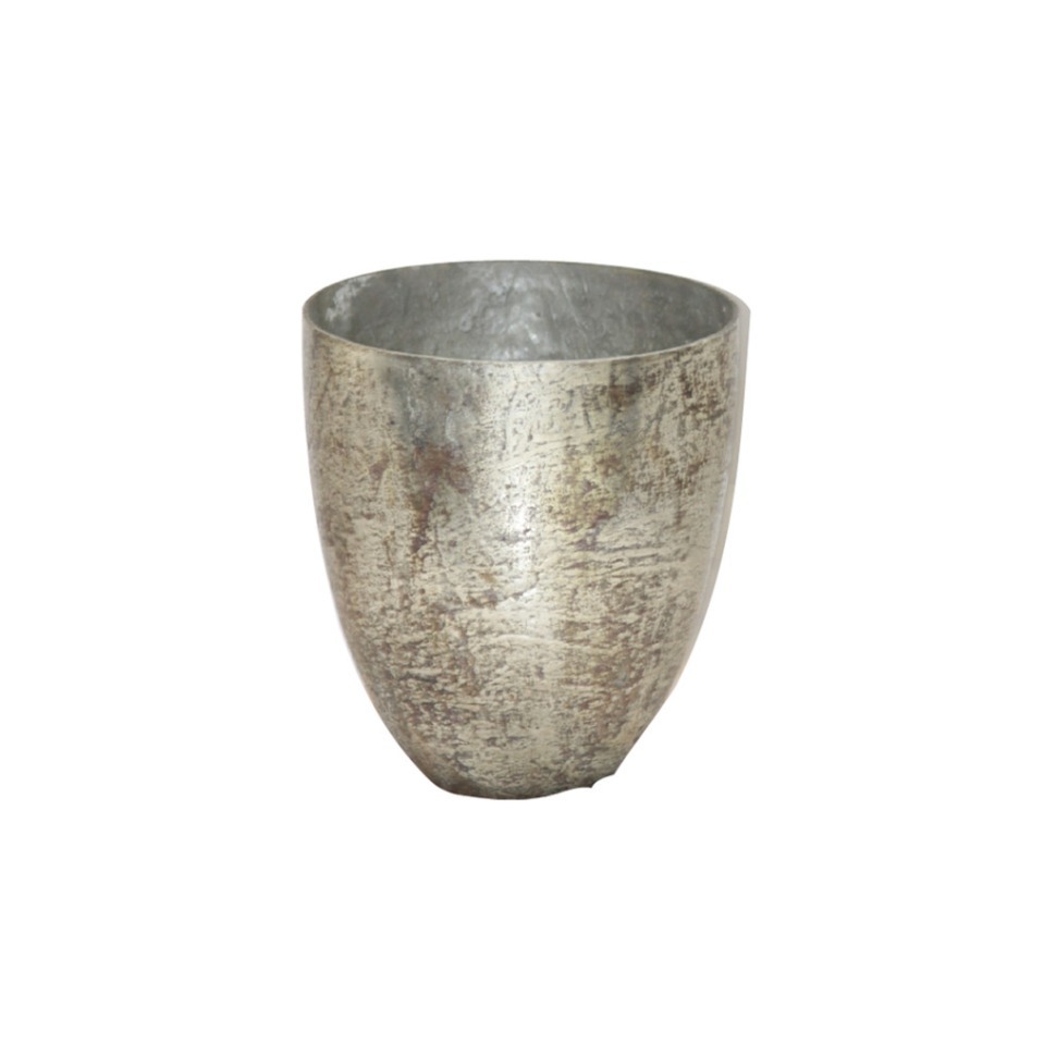 Фото Подсвечник Ksa/5468, 13, стекло, Antique matt burn silver, ROOMERS FURNITURE - интернет-магазин МегаТерем в Москве