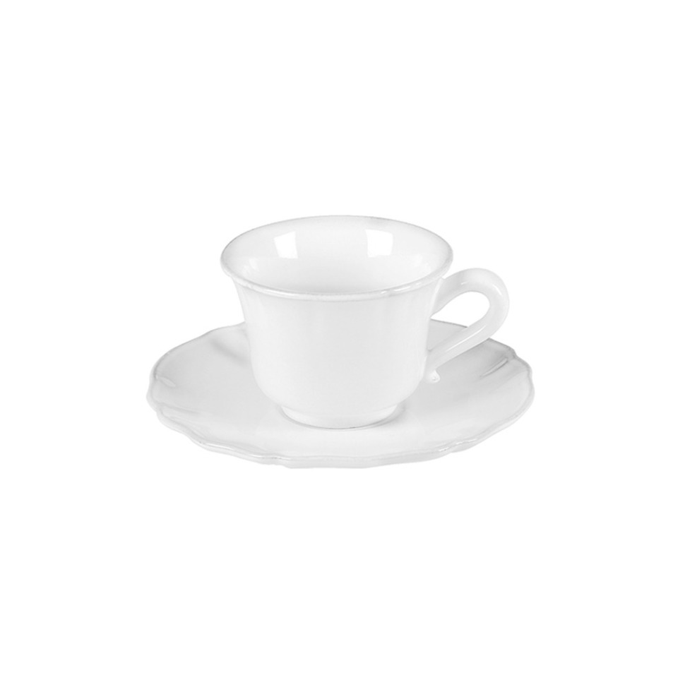 Фото Чайная пара TCS01-WHT(TCS01-00201Z), 17, керамика, white, Costa Nova - интернет-магазин МегаТерем в Москве