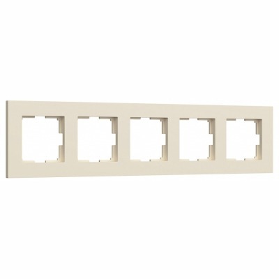 Рамка на 5 постов Werkel Slab айвори софт W0052962 WRK_a067787