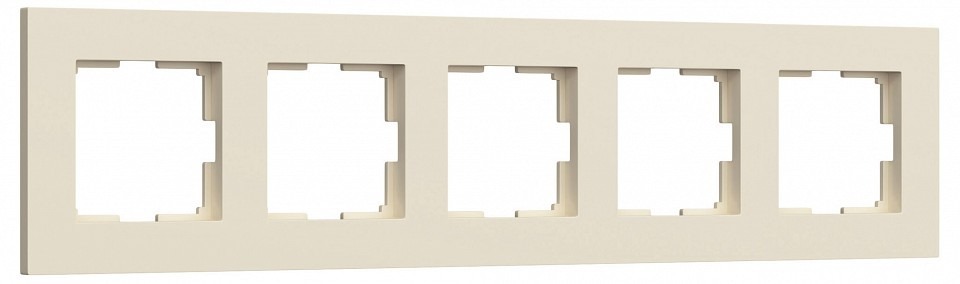 Фото Рамка на 5 постов Werkel Slab айвори софт W0052962 WRK_a067787 - интернет-магазин МегаТерем в Москве