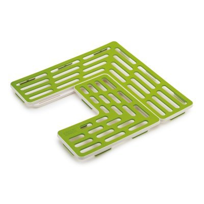 Подложка для раковины универсальная sinksaver™ зеленая-белая (50033)