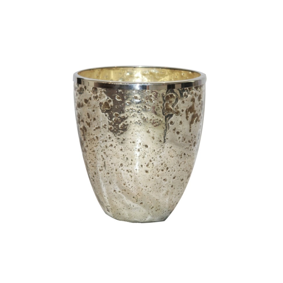 Фото Подсвечник Ksa/5473, 20, стекло, металл, solid silver stone, ROOMERS FURNITURE - интернет-магазин МегаТерем в Москве