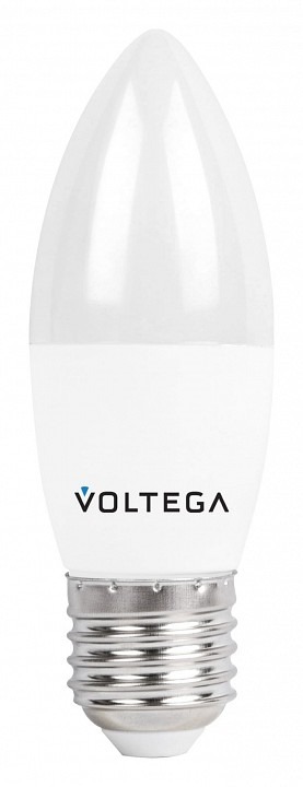 Фото Лампа светодиодная Voltega свеча (Candle) 10Вт E27 10Вт 2800K 8451 VLG_8451 - интернет-магазин МегаТерем в Москве