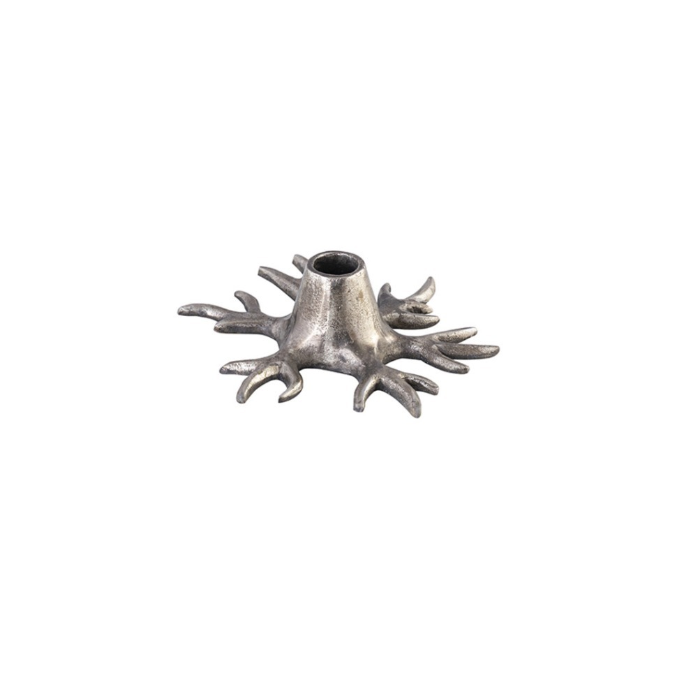 Фото Подсвечник 27420-10/S, 3,5 см, металл, Antique silver, ROOMERS FURNITURE - интернет-магазин МегаТерем в Москве
