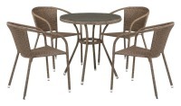 Набор уличный T282ANT/Y137C-W56 Light Brown 4Pcs AFN_T282ANT_Y137C-W56_Light_Brown_4Pcs