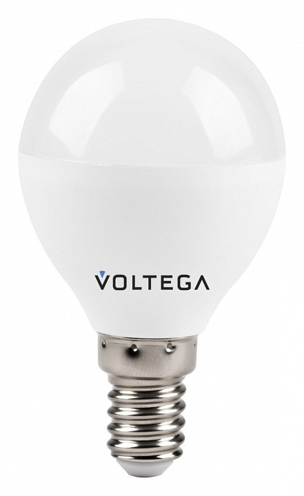 Фото Лампа светодиодная Voltega шар (Globe) 10Вт E14 10Вт 4000K 8454 VLG_8454 - интернет-магазин МегаТерем в Москве