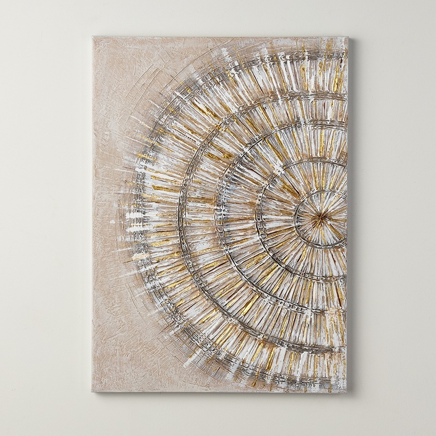 Фото Панно декоративное tessera beige №1, 50х70 см (80048) - интернет-магазин МегаТерем в Москве