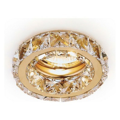 Встраиваемый светильник Ambrella Light Crystal K112 K112 CL/G AMBR_K112_CL_G