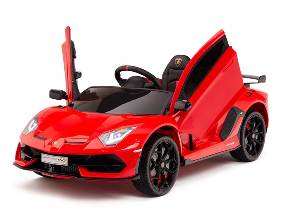 Фото Детский электромобиль Lamborghini SVJ (красный, 12V) - HL328 - интернет-магазин МегаТерем в Москве