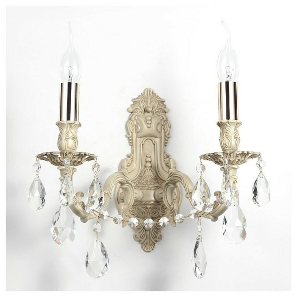 Фото Бра Lucia Tucci Firenze FIRENZE W141.2 cream white LT_FIRENZE_W141.2_cream_white - интернет-магазин МегаТерем в Москве