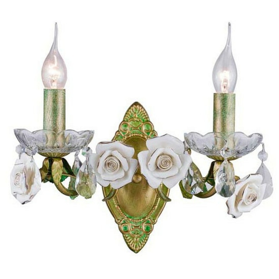 Фото Бра Lucia Tucci Fiori di Rose Fiori di rose W1770.2 LT_Fiori_di_rose_W1770.2 - интернет-магазин МегаТерем в Москве