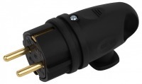 Вилка угловая с заземлением Эра  VX11-B-IP44 ER_B0055416