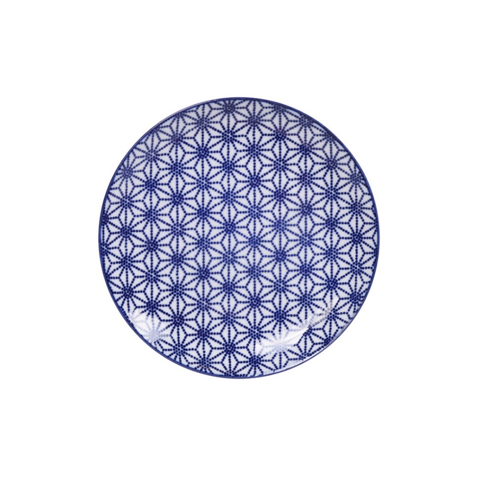 Фото Тарелка 16023, 20,6 см, фарфор, blue, TOKYO DESIGN - интернет-магазин МегаТерем в Москве