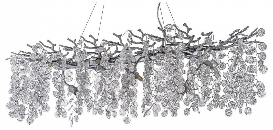 Фото Подвесная люстра Dio D’Arte Tavenna Nickel Tavenna H 1.5.100x40.102 N DDA_Tavenna_H_1.5.100x40.102_N - интернет-магазин МегаТерем в Москве