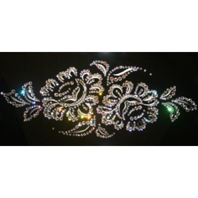 Картина Пионы с кристаллами Swarovski (1241)